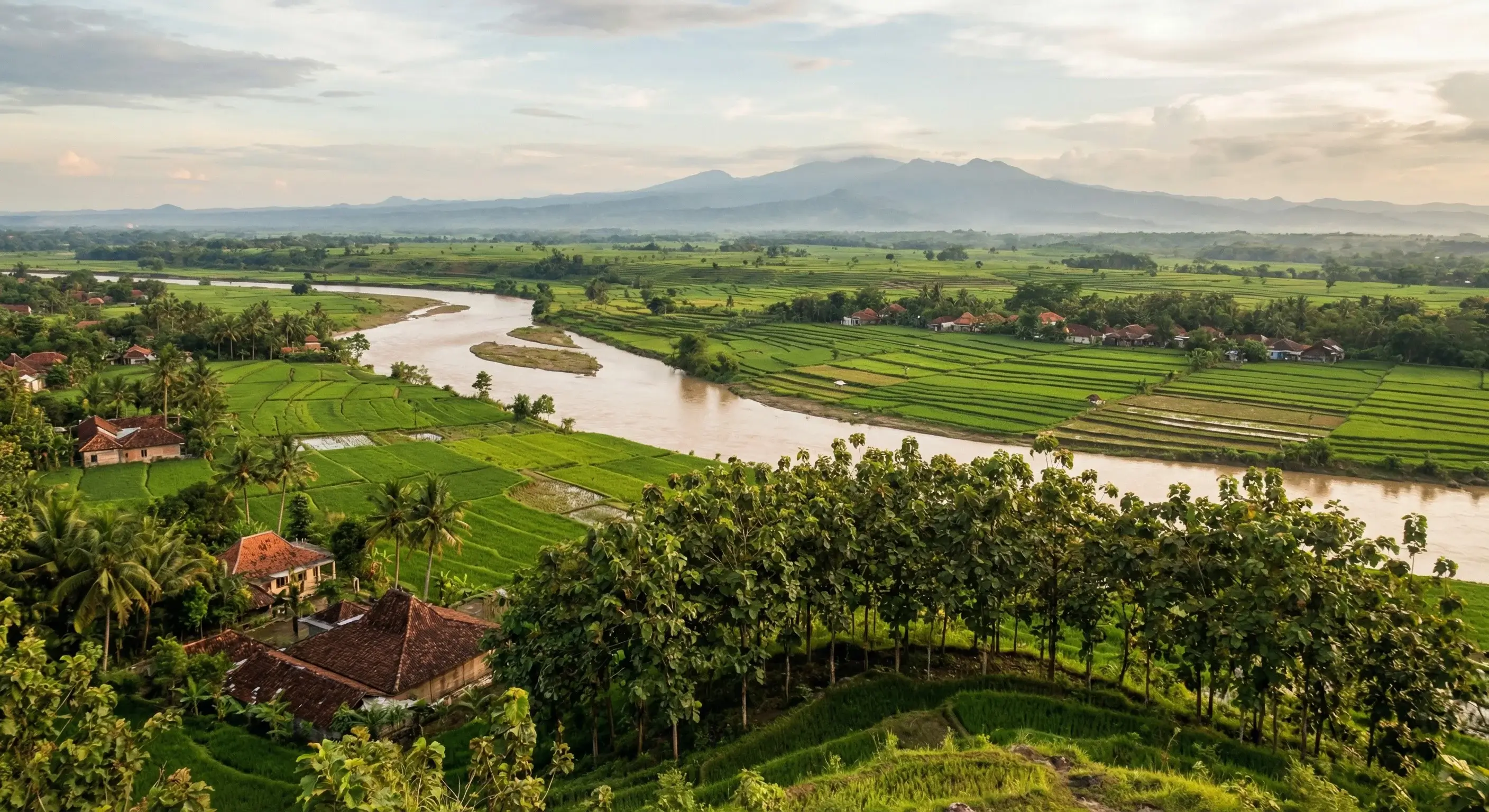 Pemandangan Lanskap Kabupaten Bojonegoro